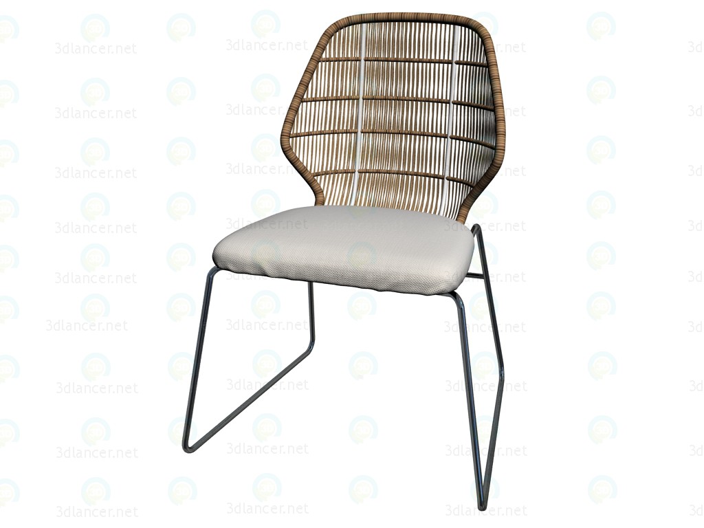 3d model Silla C1CF - vista previa