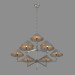 3d model Chandelier A2398LM-6-3BA - preview