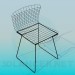 3d model Chair of the metal wire - preview