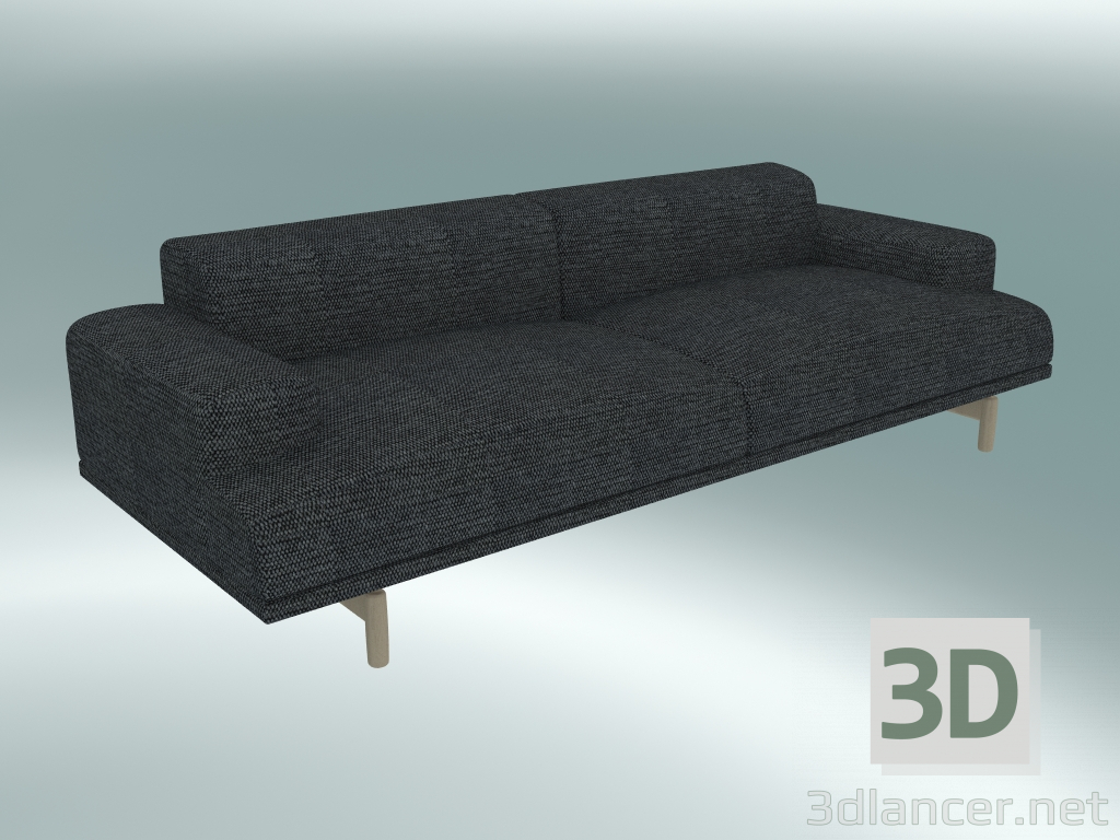 modello 3D Sofa triple Compose (Vancouver 13) - anteprima