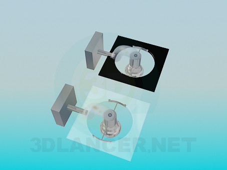 3d model Halogen Sconce - preview