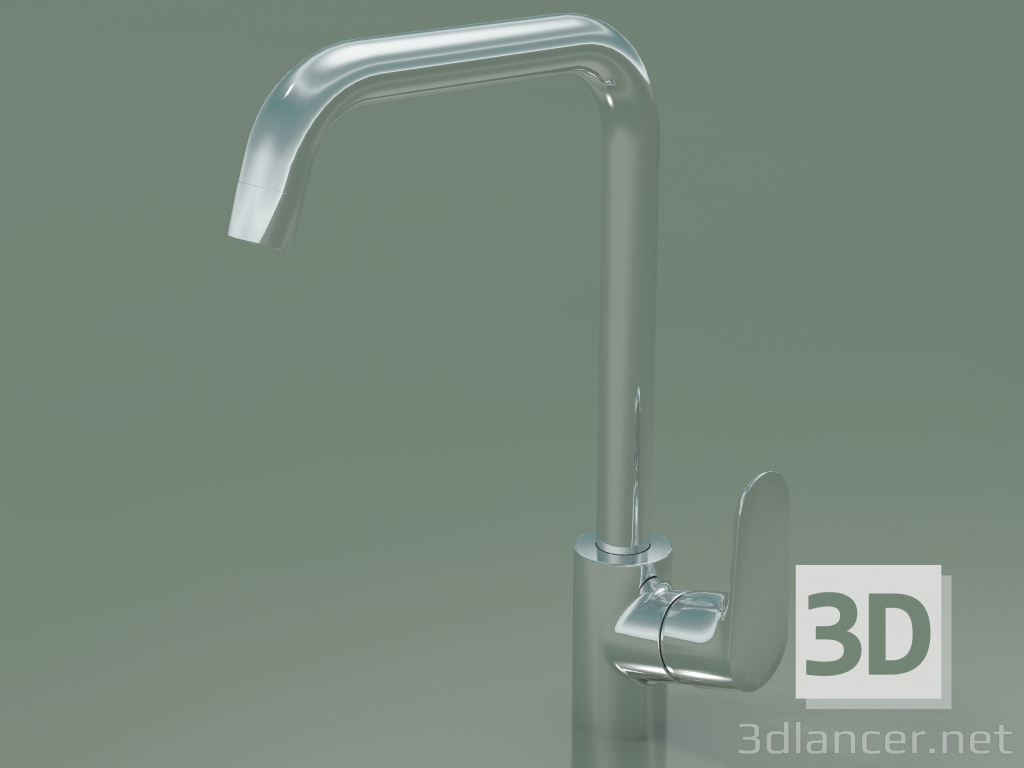 3d model Mezclador monomando de cocina (31820000) - vista previa