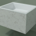 3d model Lavabo de pared (02R132301, Carrara M01, L 60, P 48, H 36 cm) - vista previa