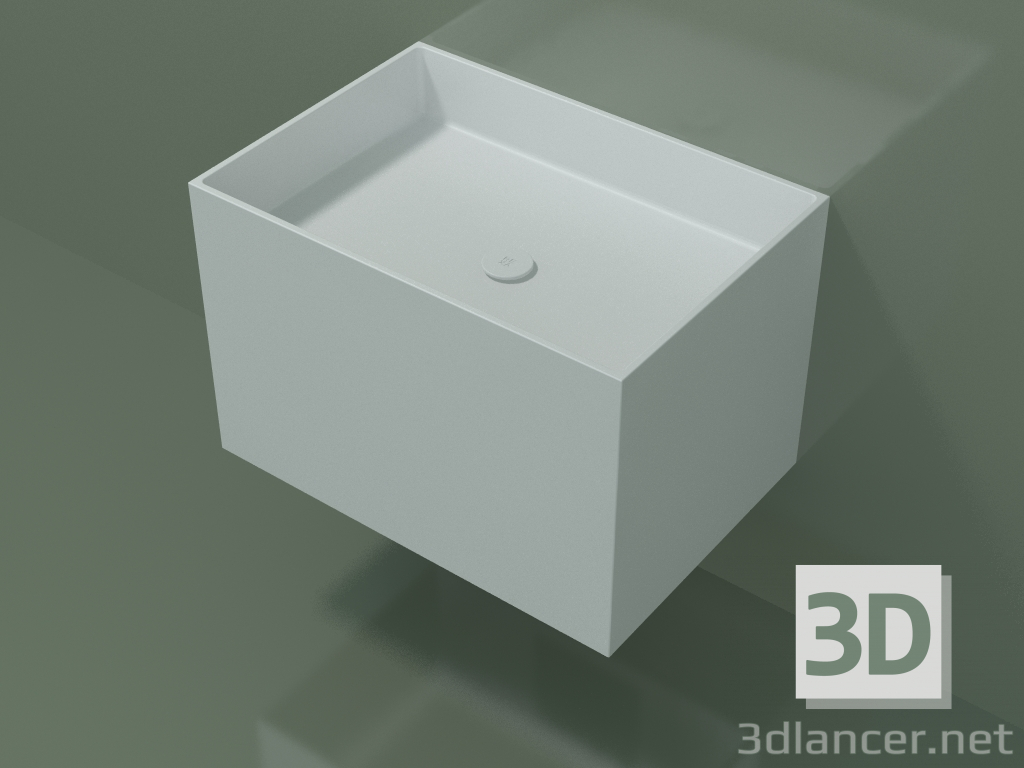 3d model Lavabo de pared (02UN43301, Glacier White C01, L 72, P 50, H 48 cm) - vista previa