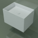 modello 3D Lavabo sospeso (02UN43301, Glacier White C01, L 72, P 50, H 48 cm) - anteprima