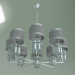 Modelo 3d Candelabro suspenso 10099-8 (cristal cromado) - preview