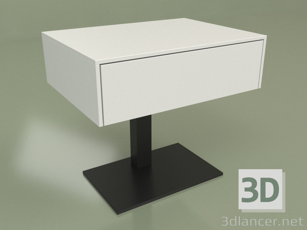 3d model Mesita de noche CN 250 (Blanco) - vista previa