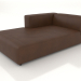 3D Modell Chaiselongue 207 mit Armlehne rechts - Vorschau