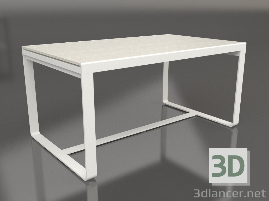 3d model Mesa de comedor 150 (DEKTON Danae, gris ágata) - vista previa