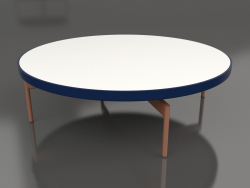 Mesa de centro redonda Ø120 (Azul noche, DEKTON Zenith)