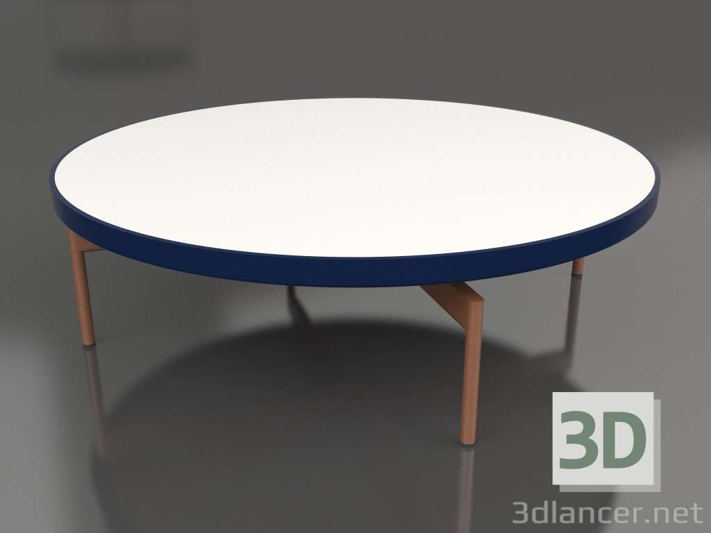 modèle 3D Table basse ronde Ø120 (Bleu nuit, DEKTON Zenith) - preview