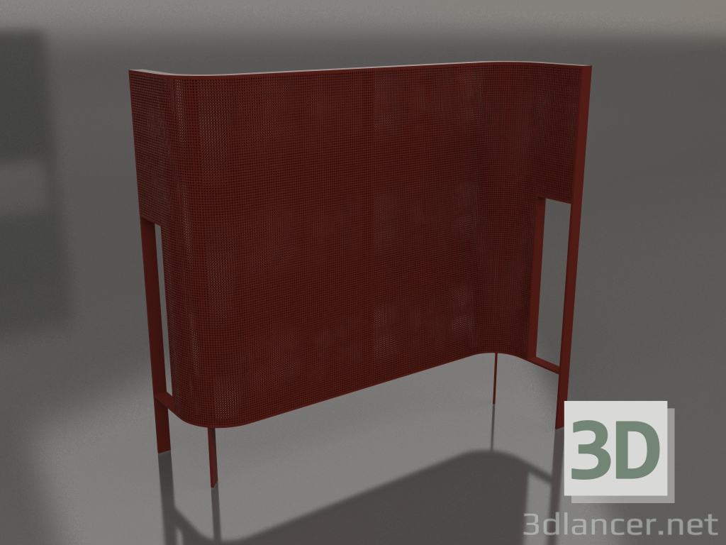 3d model Partición (rojo vino) - vista previa