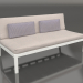 3d model Sofa module, section 4 (Agate gray) - preview