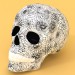 Regalo de calavera con flores 3D modelo Compro - render