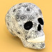 Regalo de calavera con flores 3D modelo Compro - render