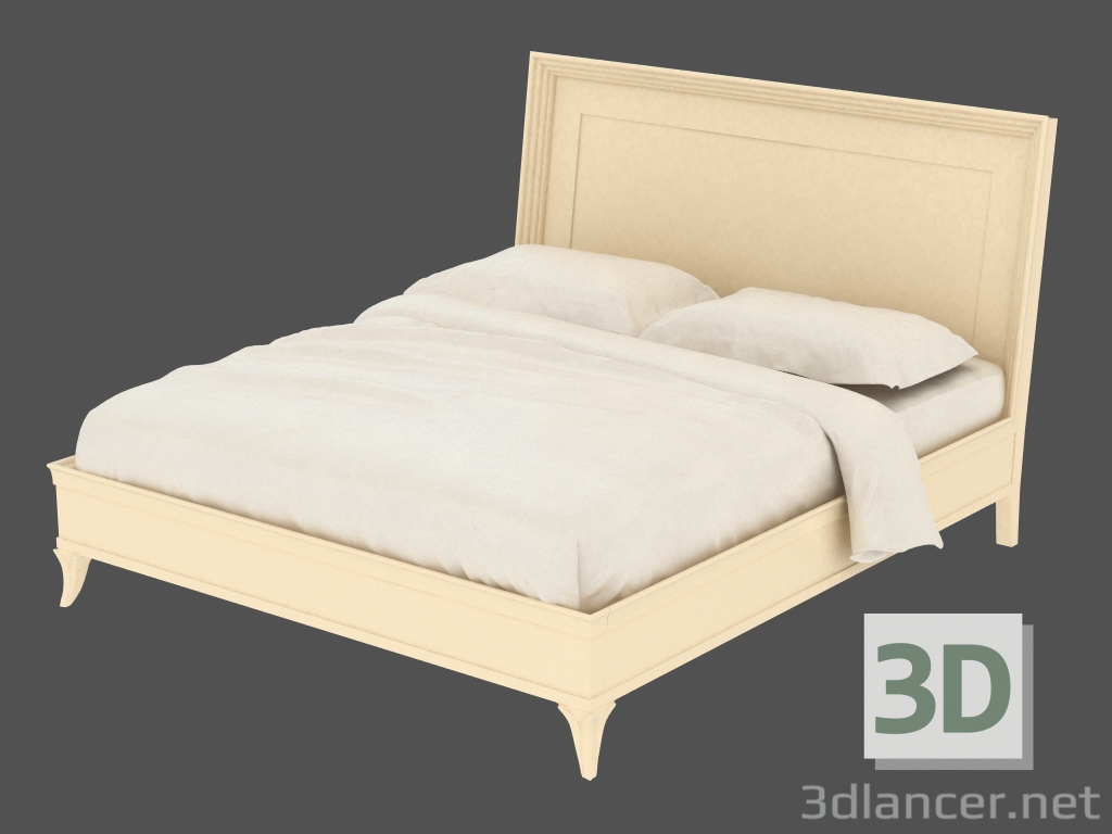 Modelo 3d Cama de casal LTTOD3L-177 - preview