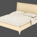 Modelo 3d Cama de casal LTTOD3L-177 - preview