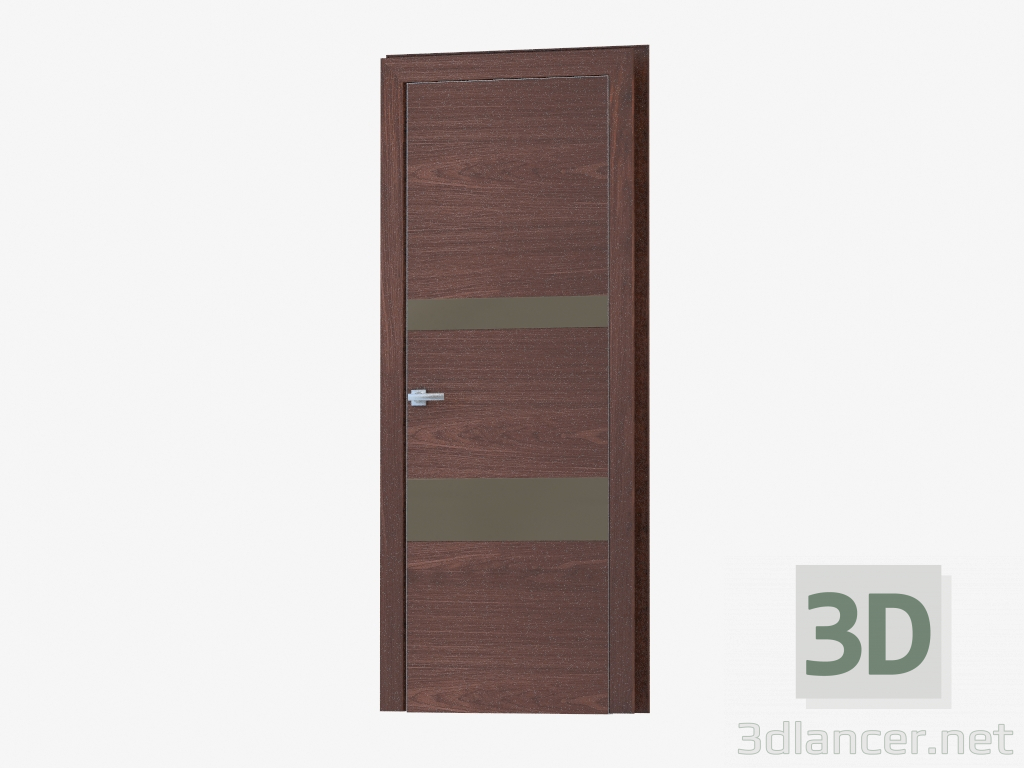 Modelo 3d Porta Interroom (04.31 prata bronza) - preview