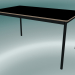 Modelo 3d Mesa retangular Base 140x80 cm (Preto, Contraplacado, Preto) - preview