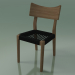 3d model Silla (21, tejido negro, nogal americano lacado natural) - vista previa