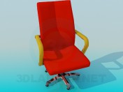 Armchair on wheels