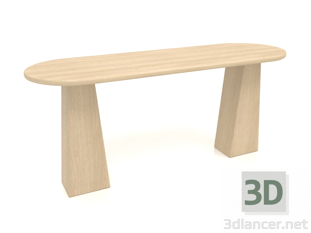 3D Modell Konsole KT 09 (1600x500x700, Holz weiß) - Vorschau