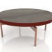 3d model Round coffee table Ø90x36 (Wine red, DEKTON Radium) - preview