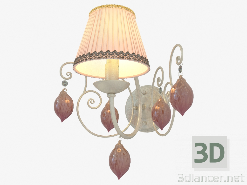 3 डी मॉडल Sconce फारस (3 9 25 1W) - पूर्वावलोकन