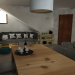 3d model living room - preview