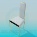 3d model Chair with high back - preview