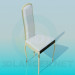 3d model Chair with high back - preview