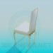 3d model Chair with high back - preview