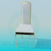 3d model Chair with high back - preview