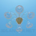 3d model Chandelier - preview