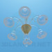 3d model Chandelier - preview