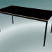 Modelo 3d Mesa retangular Base 160x80 cm (Preto, Contraplacado, Preto) - preview