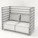 3d Sofa Alcove Plume Contract Two-Seater by Vitra model buy - render