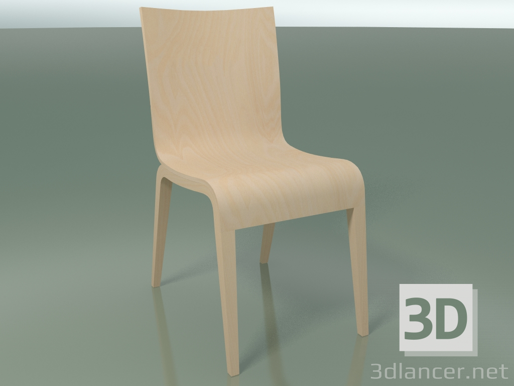 modello 3D Sedia semplice 705 (311-705) - anteprima