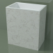 modèle 3D Lavabo sur pied (03R146301, Carrara M01, L 72, P 48, H 85 cm) - preview