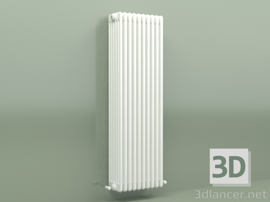 modello 3D Radiatore TESI 6 (H 1500 10EL, Standard bianco) - anteprima