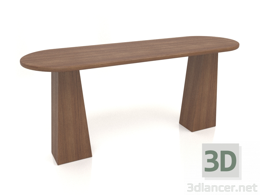 3d model Consola KT 09 (1600x500x700, marrón madera claro) - vista previa