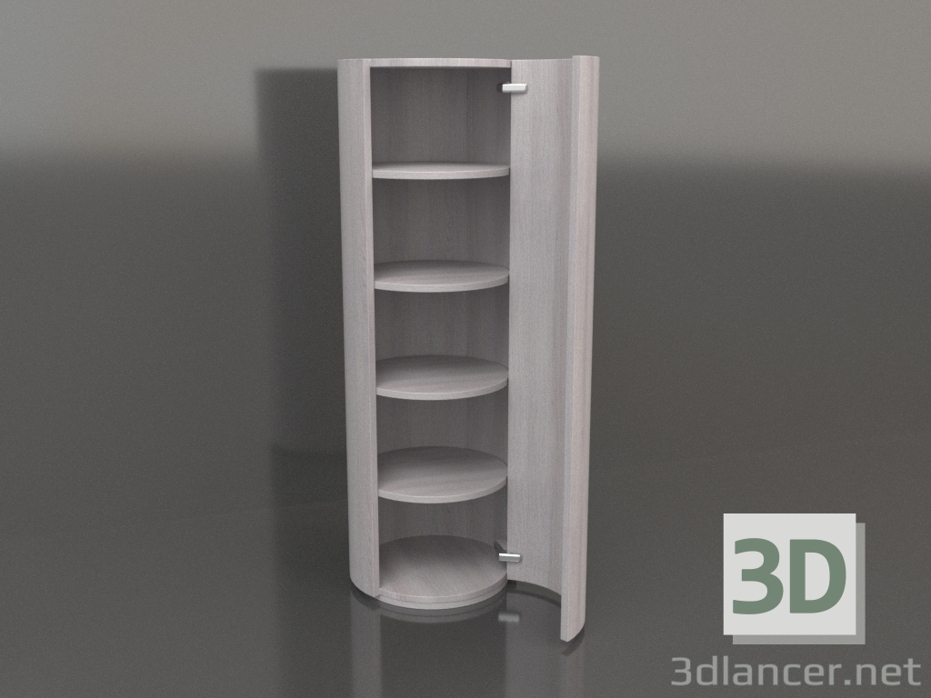 modello 3D Mobile (con anta aperta) TM 09 (P=503x1510, legno chiaro) - anteprima