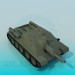 modello 3D Carro armato SU-122 - anteprima