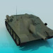 3D modeli Tank SU-122 - önizleme