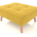 modello 3D Ottoman Diva (giallo) - anteprima