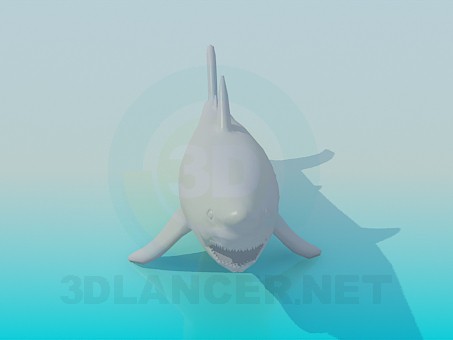 modèle 3D Requin - preview