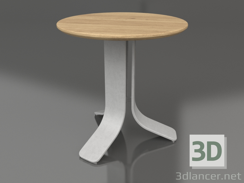 3d model Mesa de centro Ø50 (Gris ágata, madera de Iroko) - vista previa