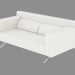 3d model Leather Sofa Double Flexus (Option 2) - preview