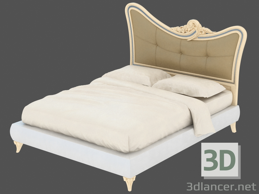 3D Modell Doppelbett LTTOD5A-189 - Vorschau