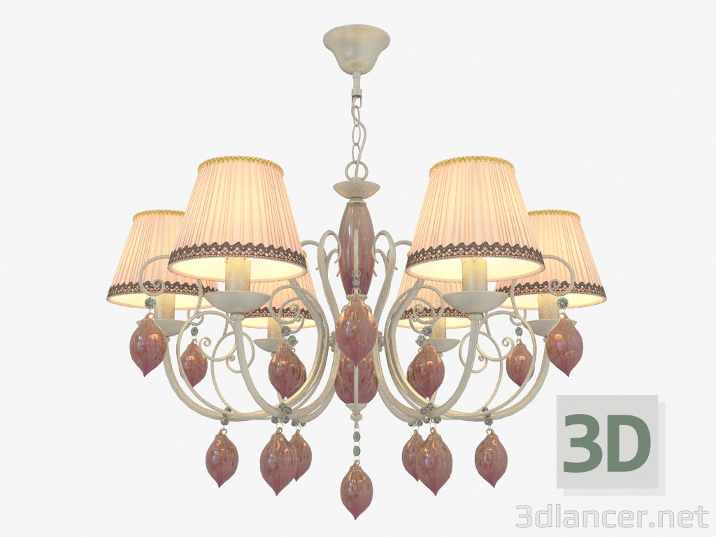 modello 3D Fixture (Chandelier) Persia (3925 6) - anteprima